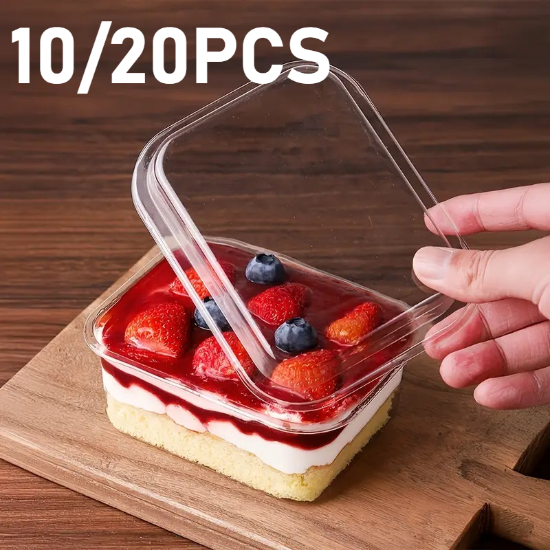 Candle Shop - 10/20PCS 일회용 사각형 가방 커버 투명