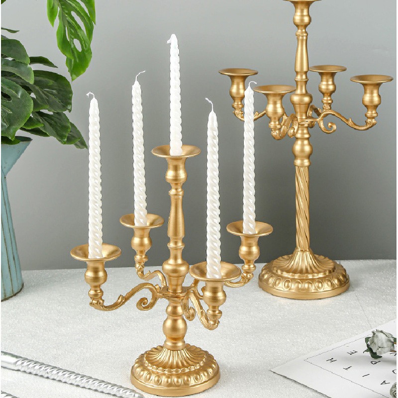 Luxury Candle Supplies Usa - 빈티지 캔들 홀더 웨딩 테이블 장식