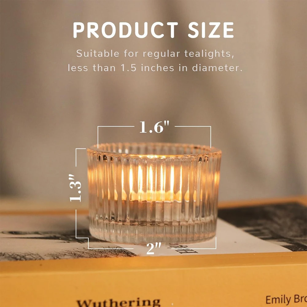 6/12개 투명 티라이트 캔들 홀더, 테이블 센터피스용 - Candle Glass Supplies 리뷰 및 가격