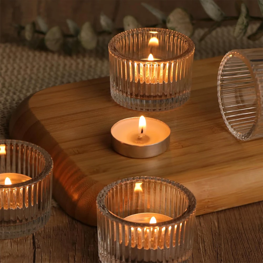6/12개 투명 티라이트 캔들 홀더, 테이블 센터피스용 - Candle Glass Supplies 리뷰 및 가격