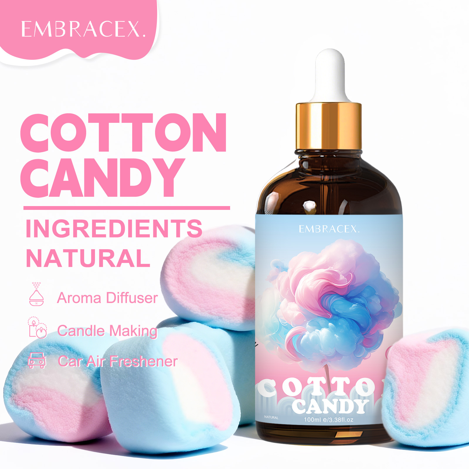 100ml 솜사탕 에센셜 오일 디퓨저 양초 만들기 친구 - Candle Supplies Free Shipping 리뷰 및 가격