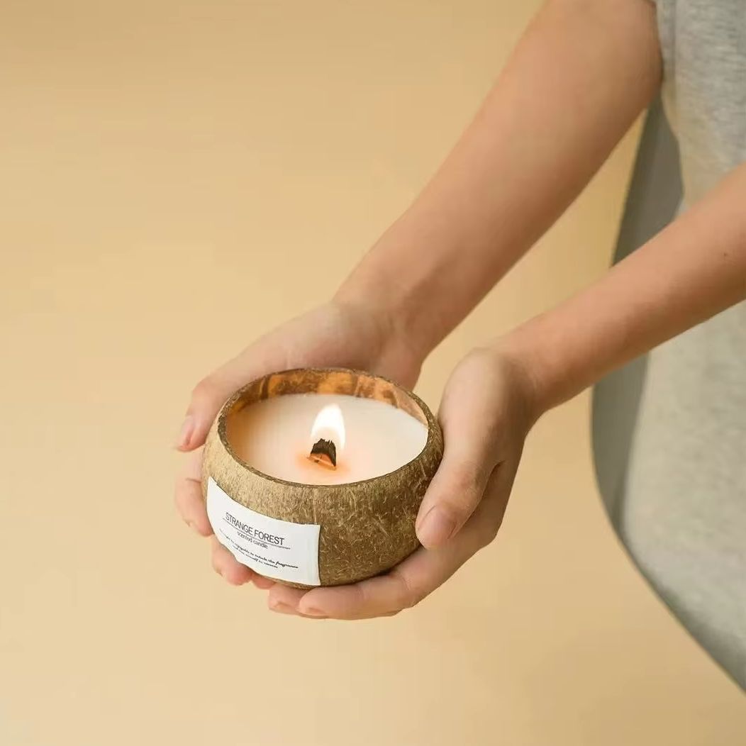천연 코코넛 껍질 향초, 아로마테라피 식물 에센셜 오일 - Candle Supplies Free Shipping 리뷰 및 가격