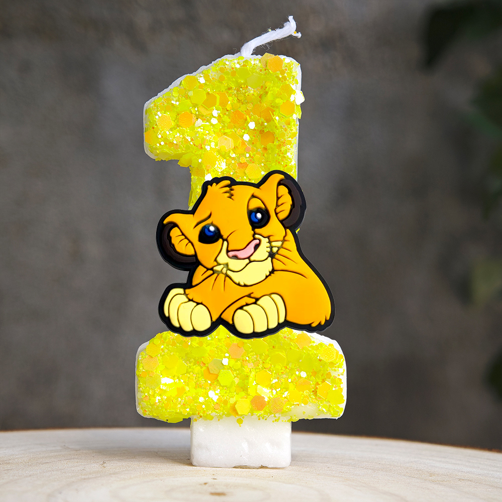 라이온 킹 심바 캔들 번호 0-9 생일 케이크 장식 H - Zebra Candle Supplies 리뷰 및 가격