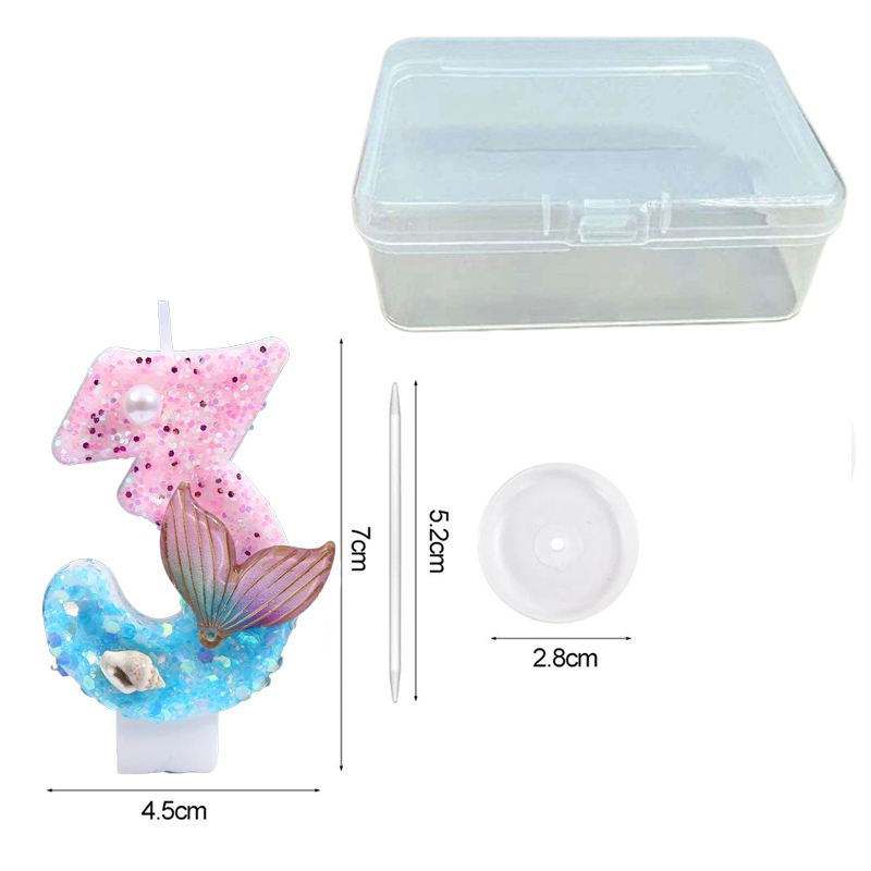 그라데이션 블루 쉘 펄 크리에이티브 디지털 생일 초 - - Candle Supplies Free Shipping 리뷰 및 가격