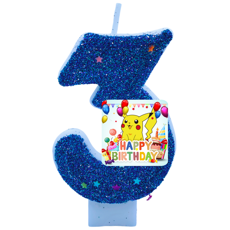 포켓몬 몬스터 피카추 양초 테마 생일 숫자 0-9 애니 - Zebra Candle Supplies 리뷰 및 가격