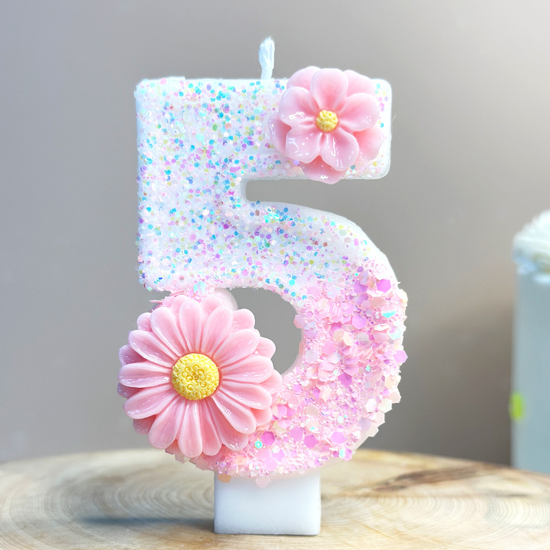 창의적인 핑크 꽃 생일 디지털 캔들 아마존 해외직구 파 - Candle Supplies Amazon 리뷰 및 가격