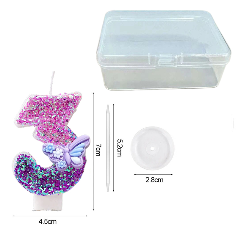 창의적인 DIY 새로운 나비 시리즈 그라데이션 퍼플 리 - Candle Supplies Free Shipping 리뷰 및 가격