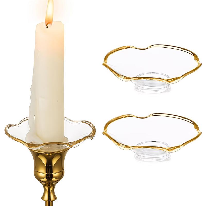 핫세일 3개입 유리 캔들 홀더 왁스 드립 가드 넘어짐  - Candle Glass Supplies 리뷰 및 가격