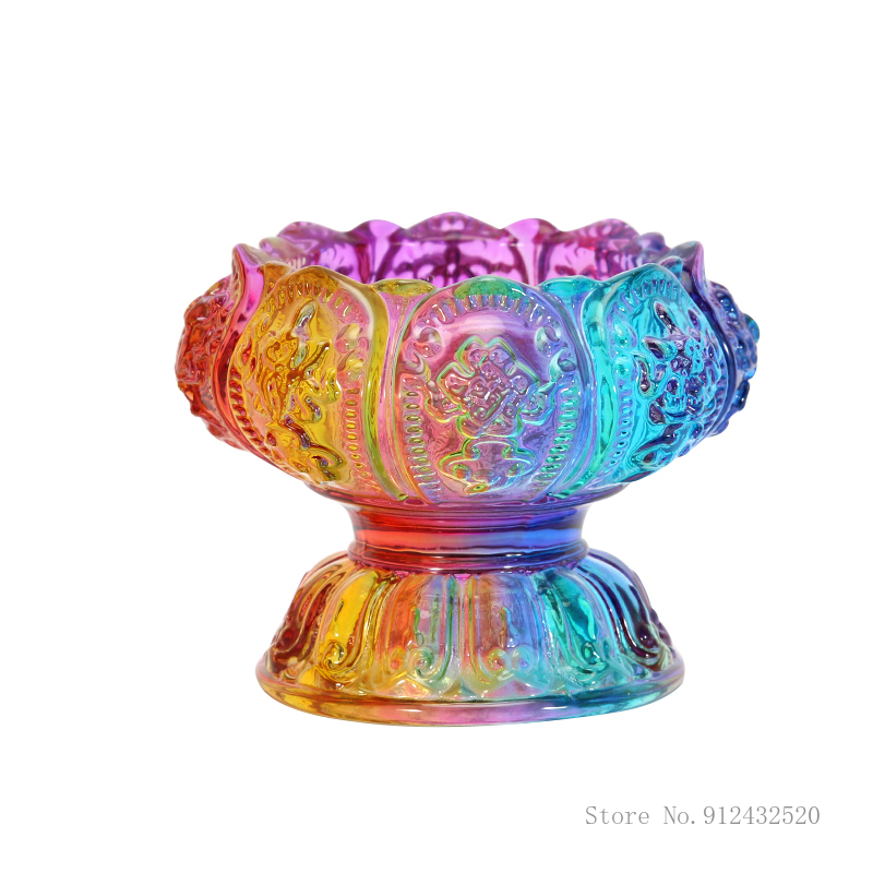 다채로운 럭키 하이 피트 램프 거치대, 연꽃 캔들 거치 - Candle Glass Supplies 리뷰 및 가격