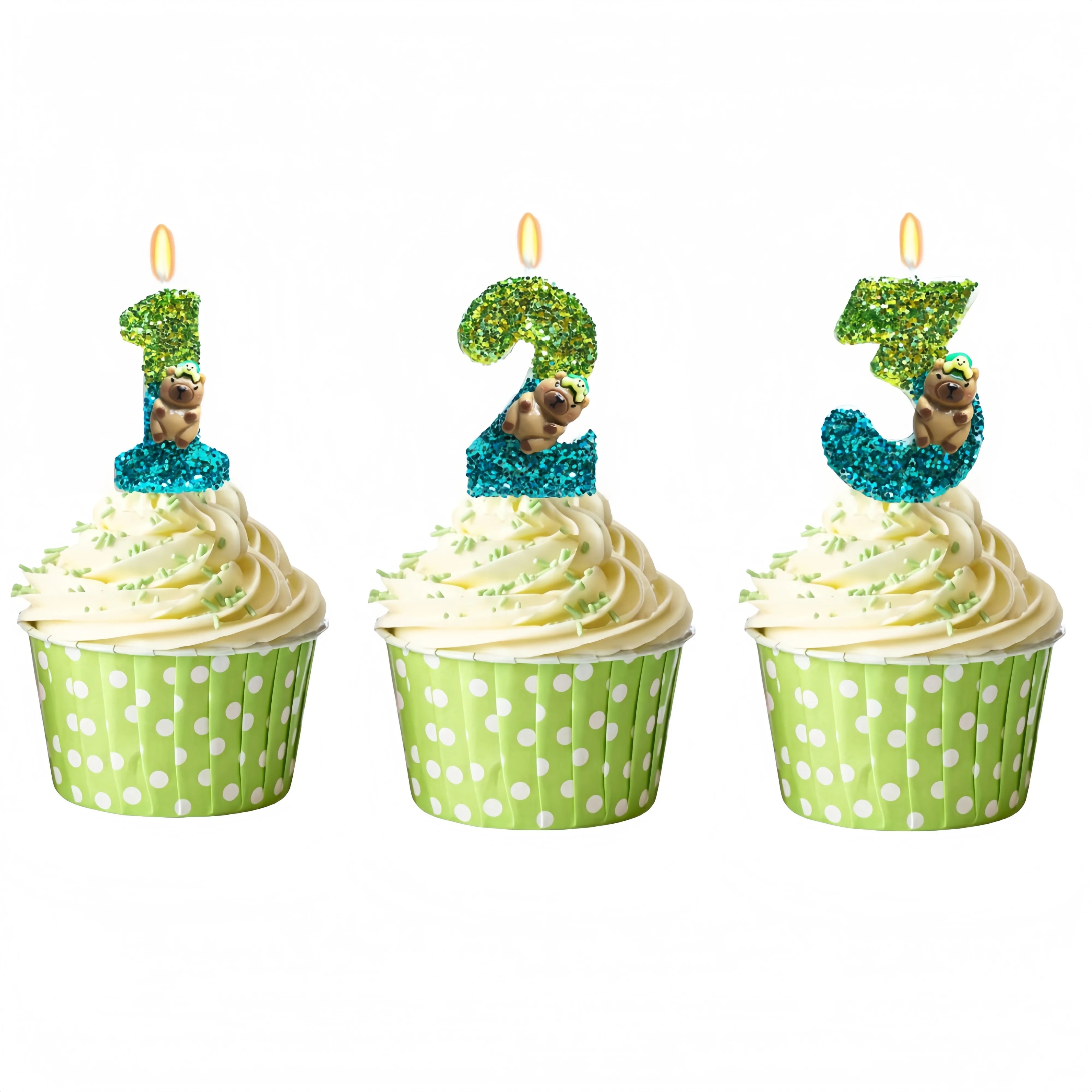 카피바라 파티 캔들 용품 1~9 숫자 캔들 귀여운 카피 - Zebra Candle Supplies 리뷰 및 가격