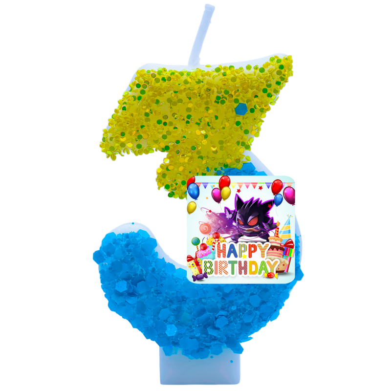 포켓몬 겐가 캔들 테마 생일 숫자 0-9 애니메이션 피 - Zebra Candle Supplies 리뷰 및 가격