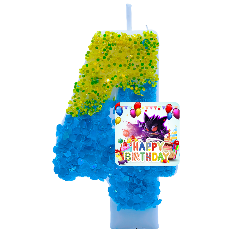 포켓몬 겐가 캔들 테마 생일 숫자 0-9 애니메이션 피 - Zebra Candle Supplies 리뷰 및 가격