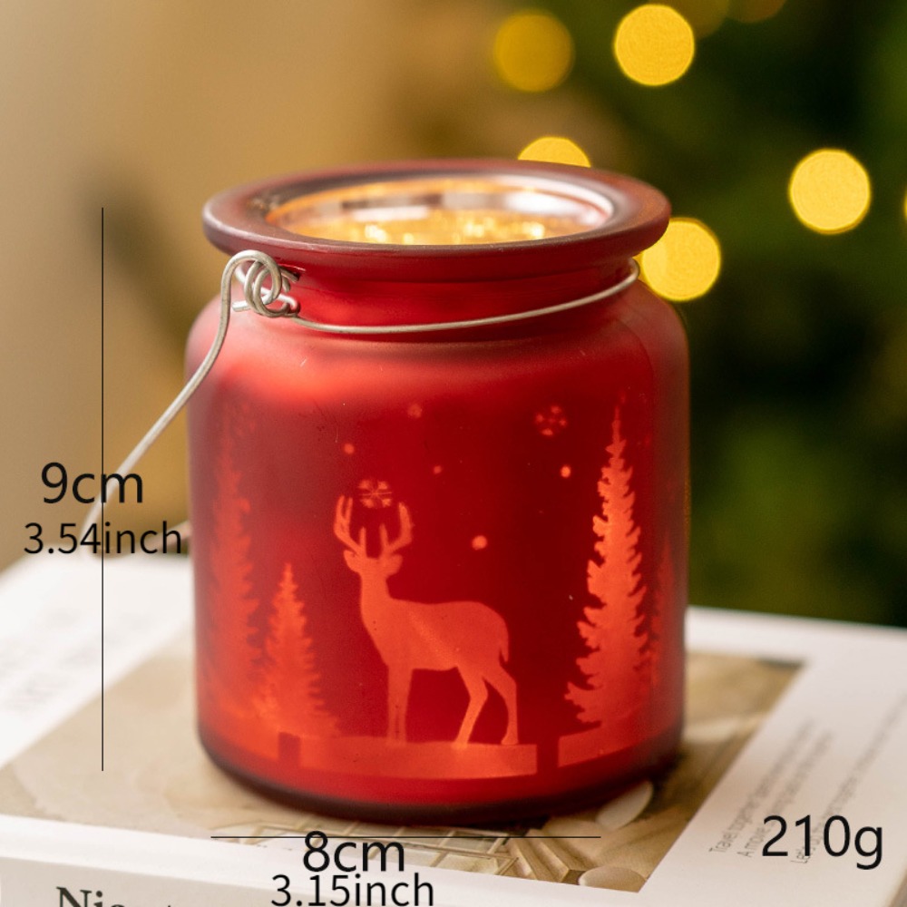 크리스마스 전기 도금 유리 양초 거치대, 빈 컵 양초, - Candle Glass Supplies 리뷰 및 가격