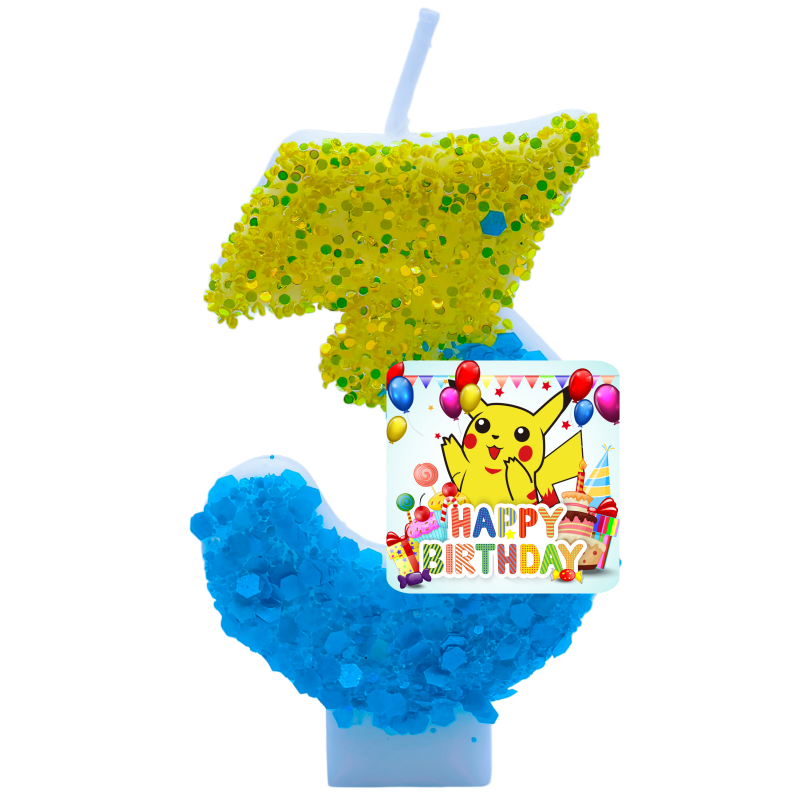 포켓몬 몬스터 피카추 양초 테마 생일 숫자 0-9 애니 - Zebra Candle Supplies 리뷰 및 가격