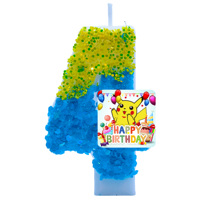 포켓몬 몬스터 피카추 양초 테마 생일 숫자 0-9 애니 - Zebra Candle Supplies 리뷰 및 가격