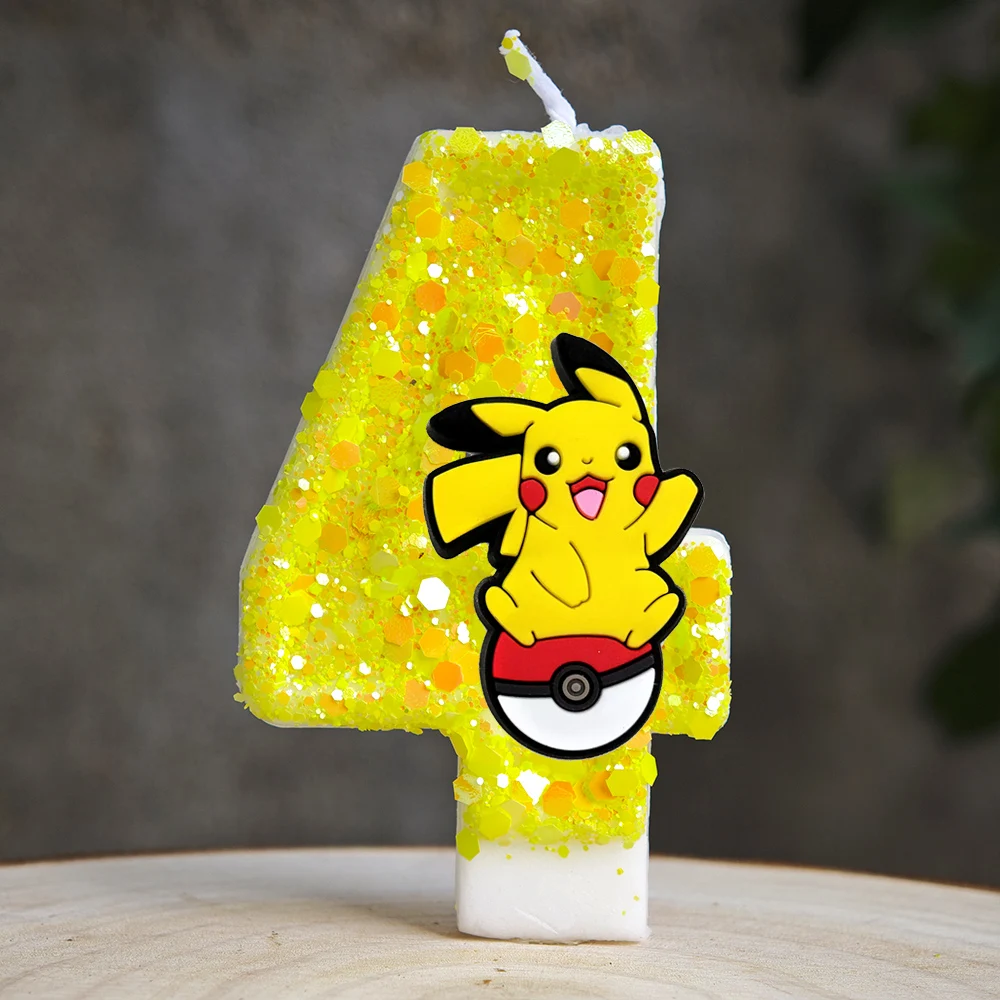 포켓몬 피카추 촛불 만화 0-9 번호 생일 촛불 아이  - Zebra Candle Supplies 리뷰 및 가격
