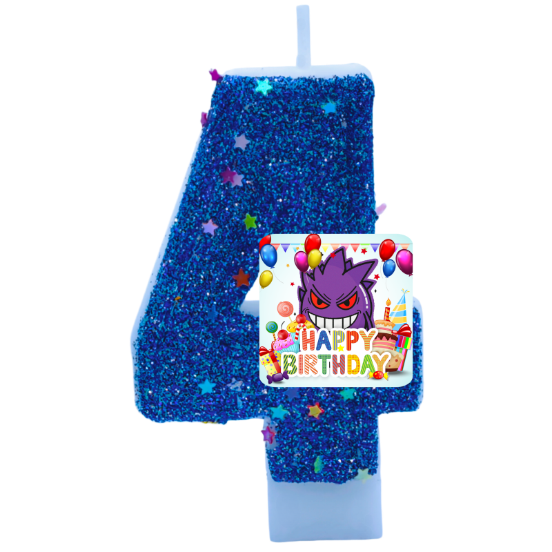 포켓몬 겐가 캔들 테마 생일 숫자 0-9 애니메이션 피 - Zebra Candle Supplies 리뷰 및 가격