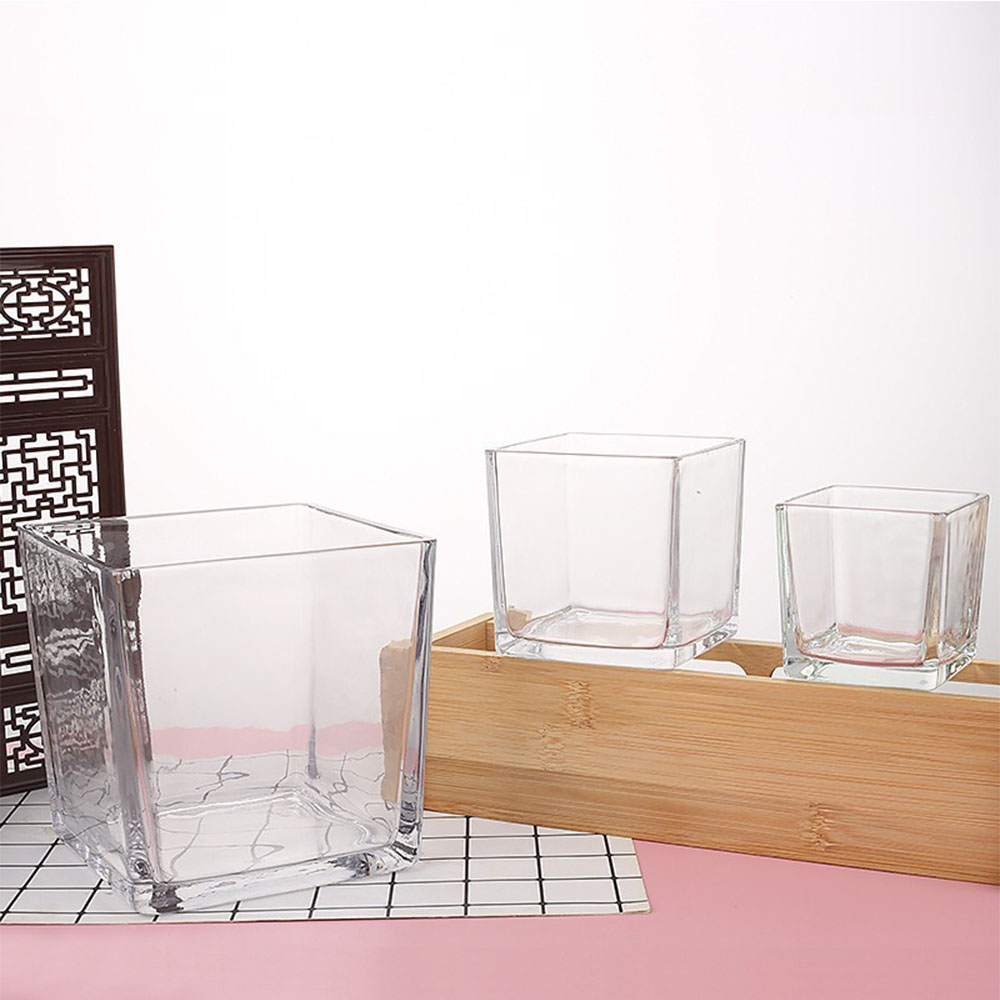 기하학 광장 촛대 향 만들기 양초 항아리 용품 투명 유 - Candle Glass Supplies 리뷰 및 가격